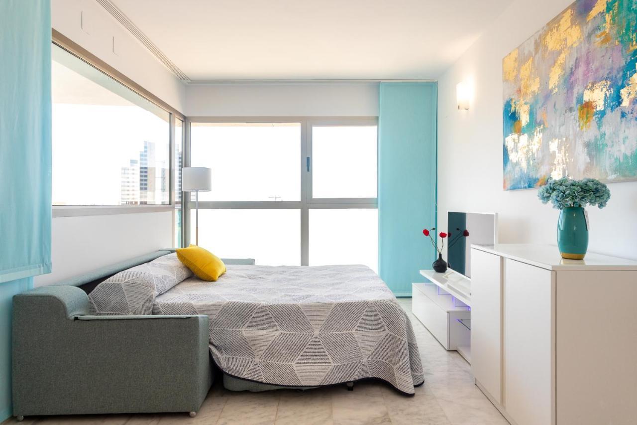 Skyline 11 Sunny Balcony With Stunning Sea Views Lägenhet Benidorm Exteriör bild